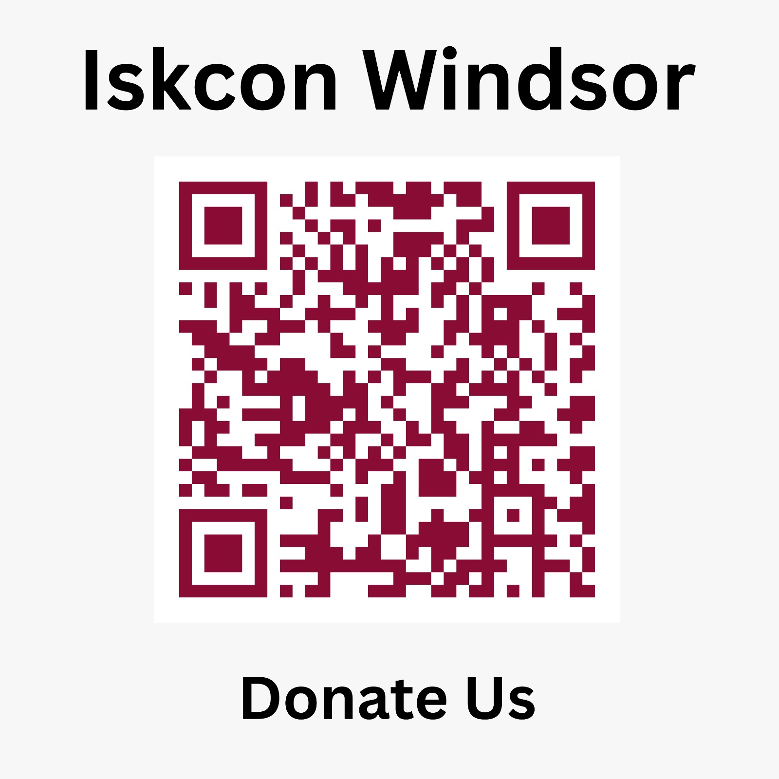 Donation QR code